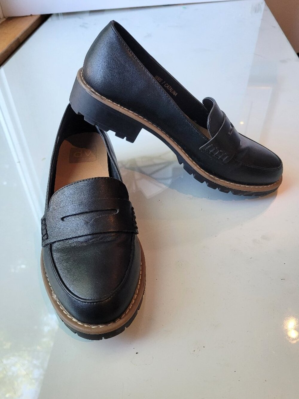 Dolce Vita Women's Catalina Loafers Black Size 7